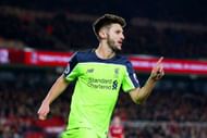MIDDLESBROUGH, ENGLAND - DECEMBER 14: Adam Lallana of Liverpool celebrates scoring his sides third goal during the Premier League match between Middlesbrough and Liverpool at Riverside Stadium on December 14, 2016 in Middlesbrough, England.  (Photo by Alex Livesey/Getty Images)